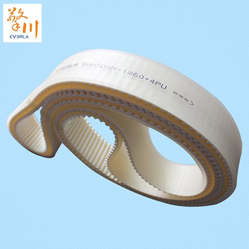 高频运转必备，PU 同步带加胶设计长效抗磨损